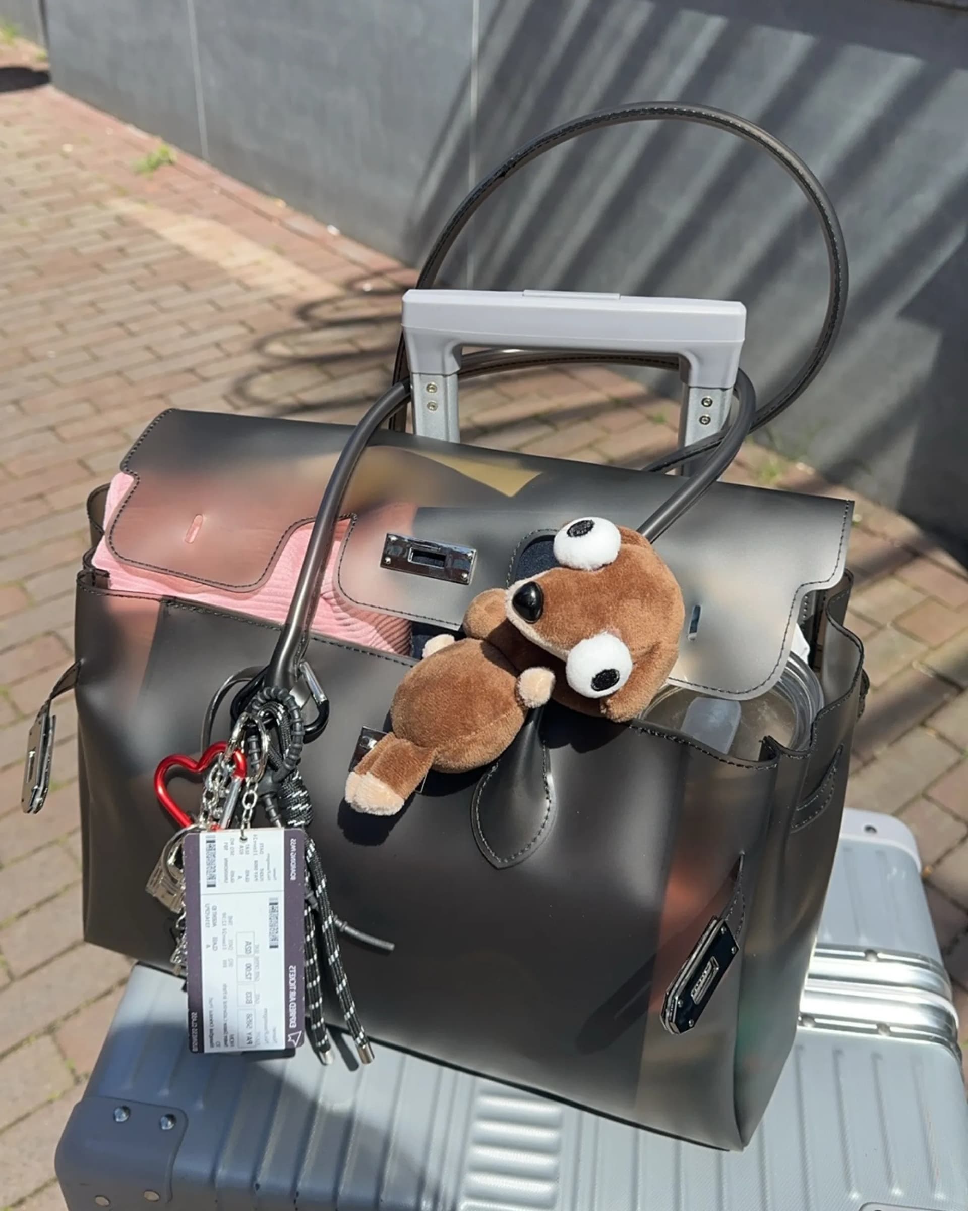 Noodle Pup Firkin Animal Bag Charm, view 2